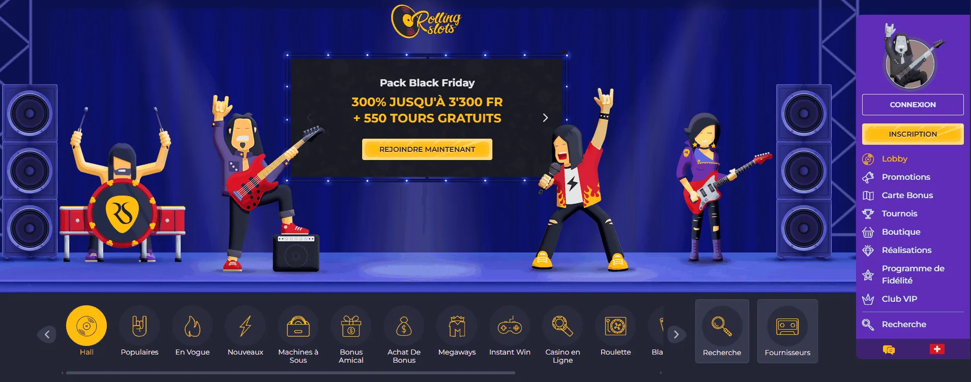 Casino International Rolling Slots Casino en ligne International Rolling Slots